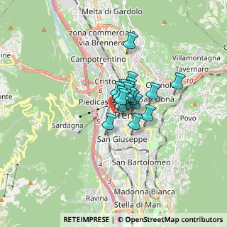 Mappa Via Antonio Rosmini, 38100 Trento TN, Italia (0.7805)