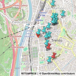 Mappa Via Antonio Rosmini, 38100 Trento TN, Italia (0.5115)