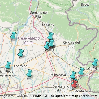 Mappa Via Bonaldo Stringher, 33100 Udine UD, Italia (19.05786)