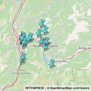 Mappa Via Crivelli, 38057 Pergine Valsugana TN, Italia (7.14526)