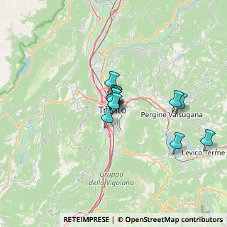 Mappa Via Giuseppe Grazioli, 38122 Trento TN, Italia (4.50583)