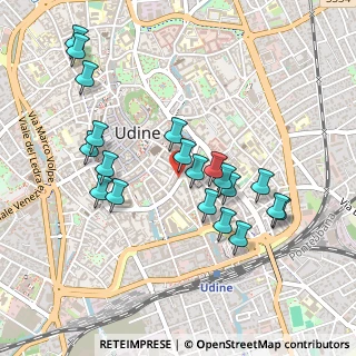 Mappa Via Rauscedo, 33100 Udine UD, Italia (0.4675)