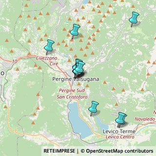 Mappa Via Tegazzo, 38057 Pergine Valsugana TN, Italia (2.86385)