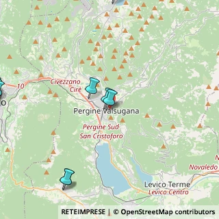 Mappa Via Tegazzo, 38057 Pergine Valsugana TN, Italia (7.8415)