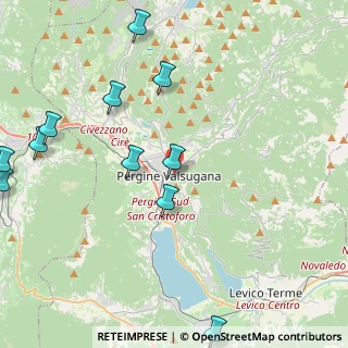 Mappa Via Tegazzo, 38057 Pergine Valsugana TN, Italia (5.37909)