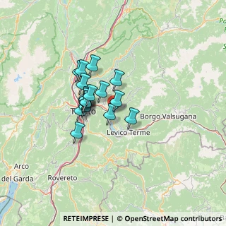 Mappa Via Tegazzo, 38057 Pergine Valsugana TN, Italia (9.13667)
