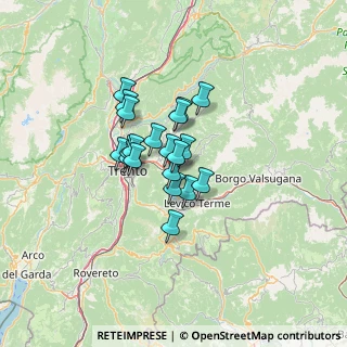 Mappa Via Tegazzo, 38057 Pergine Valsugana TN, Italia (8.392)
