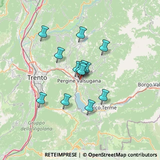 Mappa Via Tegazzo, 38057 Pergine Valsugana TN, Italia (5.28538)