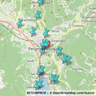 Mappa Via Tegazzo, 38057 Pergine Valsugana TN, Italia (2.283)