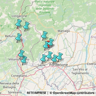 Mappa Via Pedemontana Occidentale, 33081 Aviano PN, Italia (13.98583)