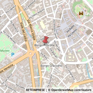 Mappa Via Poscolle, 53, 33100 Udine, Udine (Friuli-Venezia Giulia)
