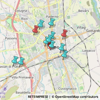 Mappa Palazzo Antivari, 33100 Udine UD, Italia (1.45)