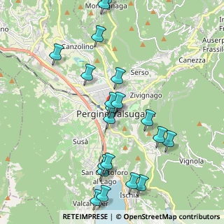 Mappa Via Pennella, 38057 Pergine Valsugana TN, Italia (2.218)