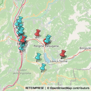 Mappa Via Pennella, 38057 Pergine Valsugana TN, Italia (8.559)