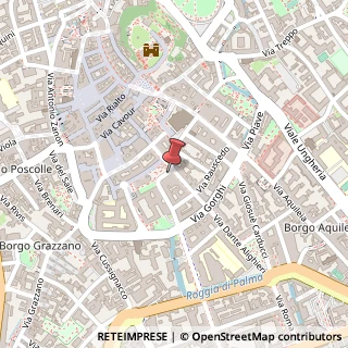 Mappa Piazza Girolamo Venerio, 7, 33100 Udine, Udine (Friuli-Venezia Giulia)