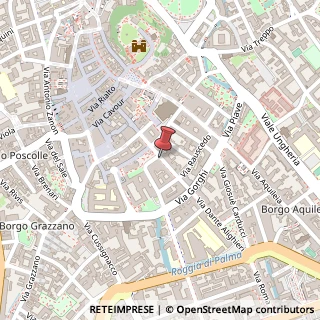 Mappa Via Savorgnana, 19, 33100 Udine, Udine (Friuli-Venezia Giulia)