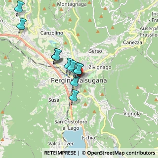 Mappa Via Cerri, 38057 Pergine Valsugana TN, Italia (1.4625)