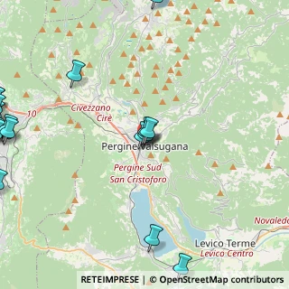 Mappa Via Cerri, 38057 Pergine Valsugana TN, Italia (6.843)