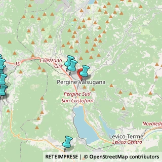 Mappa Via Cerri, 38057 Pergine Valsugana TN, Italia (7.02538)
