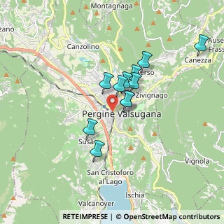 Mappa , 38057 Pergine Valsugana TN, Italia (1.29727)