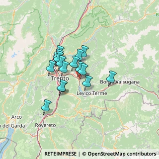 Mappa , 38057 Pergine Valsugana TN, Italia (9.43529)