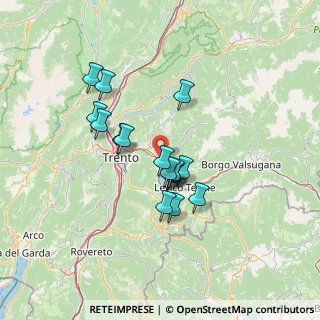 Mappa , 38057 Pergine Valsugana TN, Italia (10.91563)