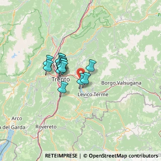 Mappa , 38057 Pergine Valsugana TN, Italia (9.30357)