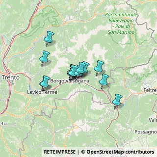 Mappa 38050 Scurelle TN, Italia (8.43438)