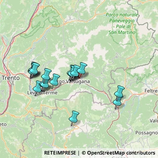 Mappa 38050 Scurelle TN, Italia (14.029)
