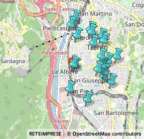 Mappa Via Torquato Taramelli, 38121 Trento TN, Italia (0.8275)