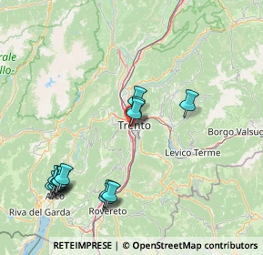 Mappa Via Torquato Taramelli, 38121 Trento TN, Italia (17.59143)