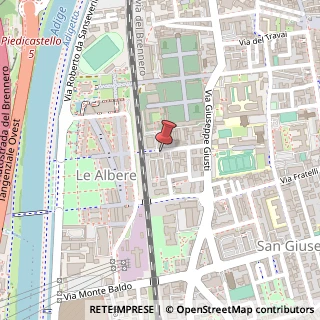Mappa Via Torquato Taramelli, 8, 38122 Trento, Trento (Trentino-Alto Adige)