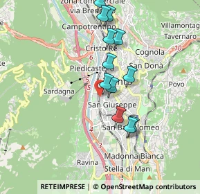 Mappa Via Torquato Taramelli, 38121 Trento TN, Italia (1.64417)