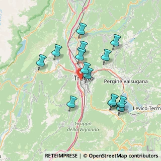 Mappa Via Torquato Taramelli, 38122 Trento TN, Italia (6.87286)