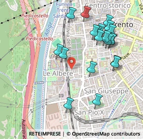 Mappa Via Torquato Taramelli, 38121 Trento TN, Italia (0.519)