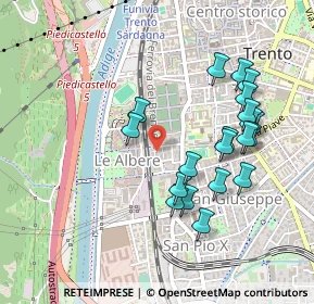 Mappa Via Torquato Taramelli, 38121 Trento TN, Italia (0.4615)