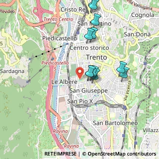Mappa Via Endrici Monsignor Celestino, 38122 Trento TN, Italia (0.93091)