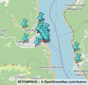 Mappa Via Umberto I, 28822 Cannobio VB, Italia (1.132)