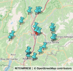 Mappa Via Hermann Gmeiner, 38100 Trento TN, Italia (15.2785)