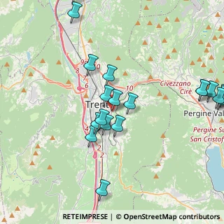 Mappa Via Hermann Gmeiner, 38100 Trento TN, Italia (4.6925)