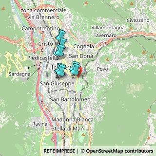 Mappa Via Hermann Gmeiner, 38100 Trento TN, Italia (1.26727)
