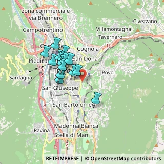 Mappa Via Hermann Gmeiner, 38100 Trento TN, Italia (1.35067)