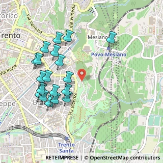 Mappa Via Hermann Gmeiner, 38100 Trento TN, Italia (0.509)