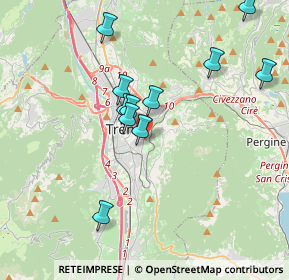 Mappa Via Hermann Gmeiner, 38100 Trento TN, Italia (3.49182)