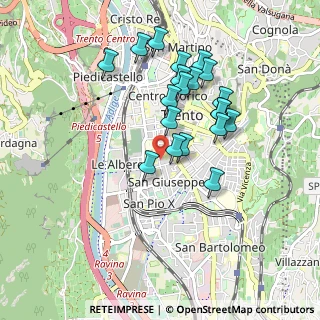 Mappa Via Monsignor Celestino Endrici, 38122 Trento TN, Italia (0.826)