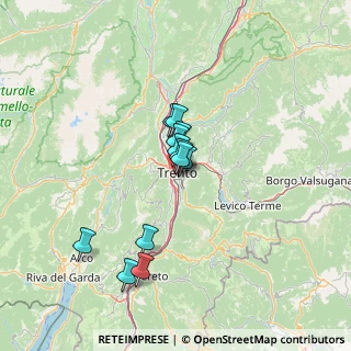 Mappa Via Fratelli Perini, 38122 Trento TN, Italia (9.60833)