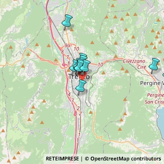 Mappa Ponte dei Mille, 38122 Trento TN, Italia (3.21167)