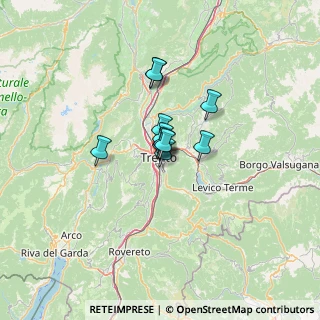 Mappa Ponte dei Mille, 38122 Trento TN, Italia (6.53)