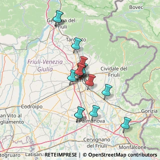 Mappa Via Larga, 33100 Udine UD, Italia (11.748)