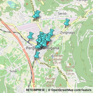 Mappa Via Guglielmi, 38057 Pergine Valsugana TN, Italia (0.5115)